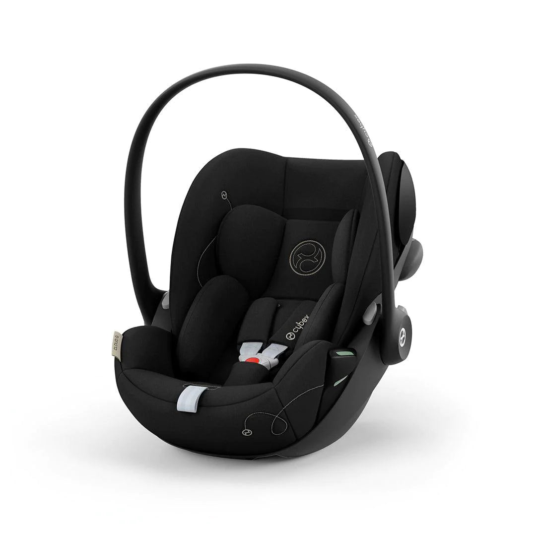 CYBEX Cloud G i-Size Rotating Baby Car Seat & CYBEX Base G 360° Rotating ISOFIX Car Seat Base – Moon Black