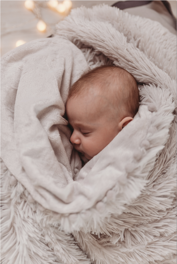 Koochicoo Baby Blanket Whisper Grey
