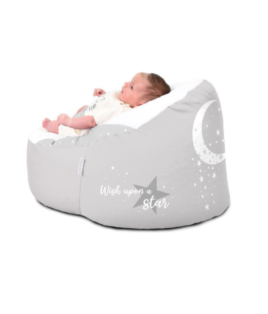 Gaga Baby Beanbag -Wish Upon A Star Grey