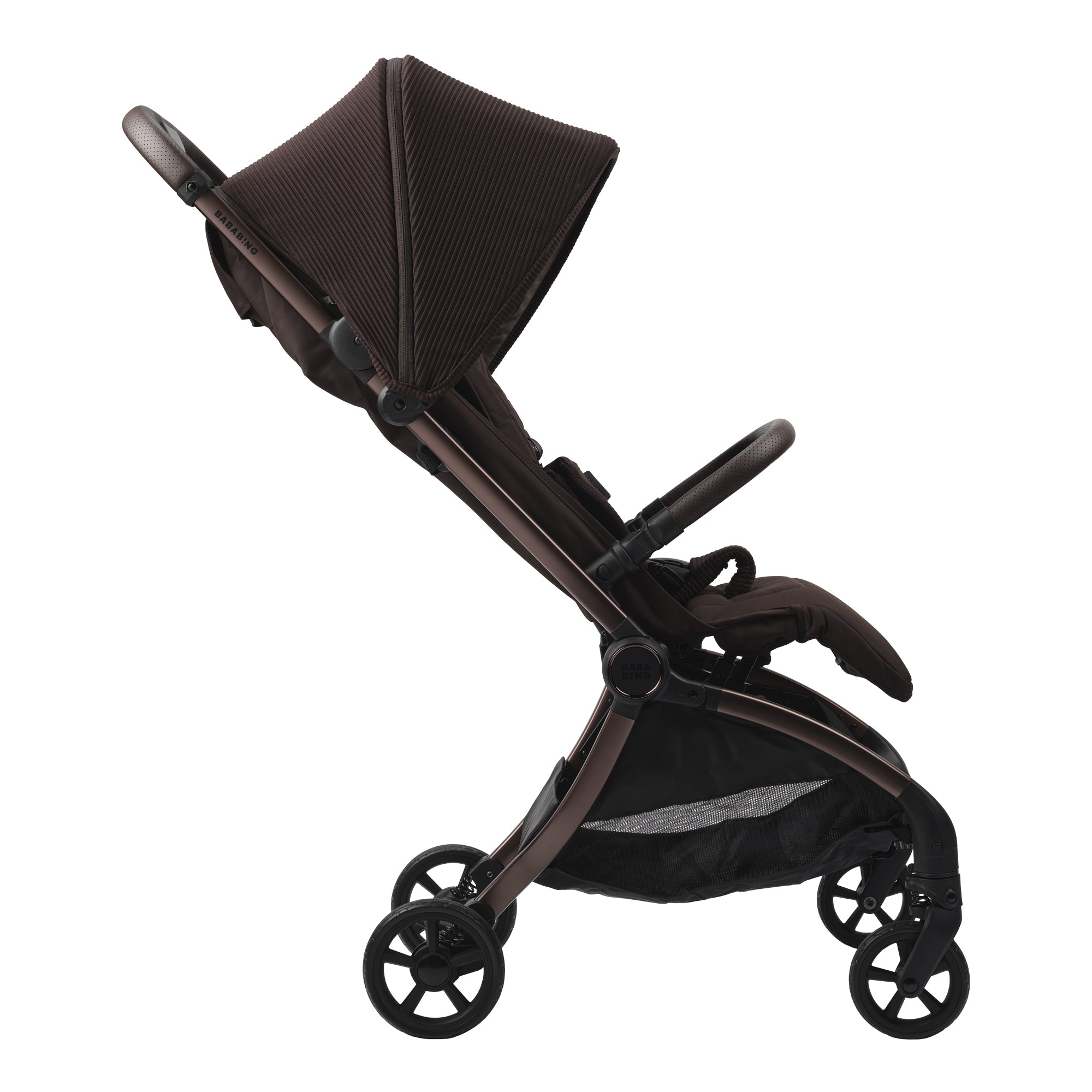 Bababing imi Travel Pushchair Auto Fold Compact Stroller Kofe