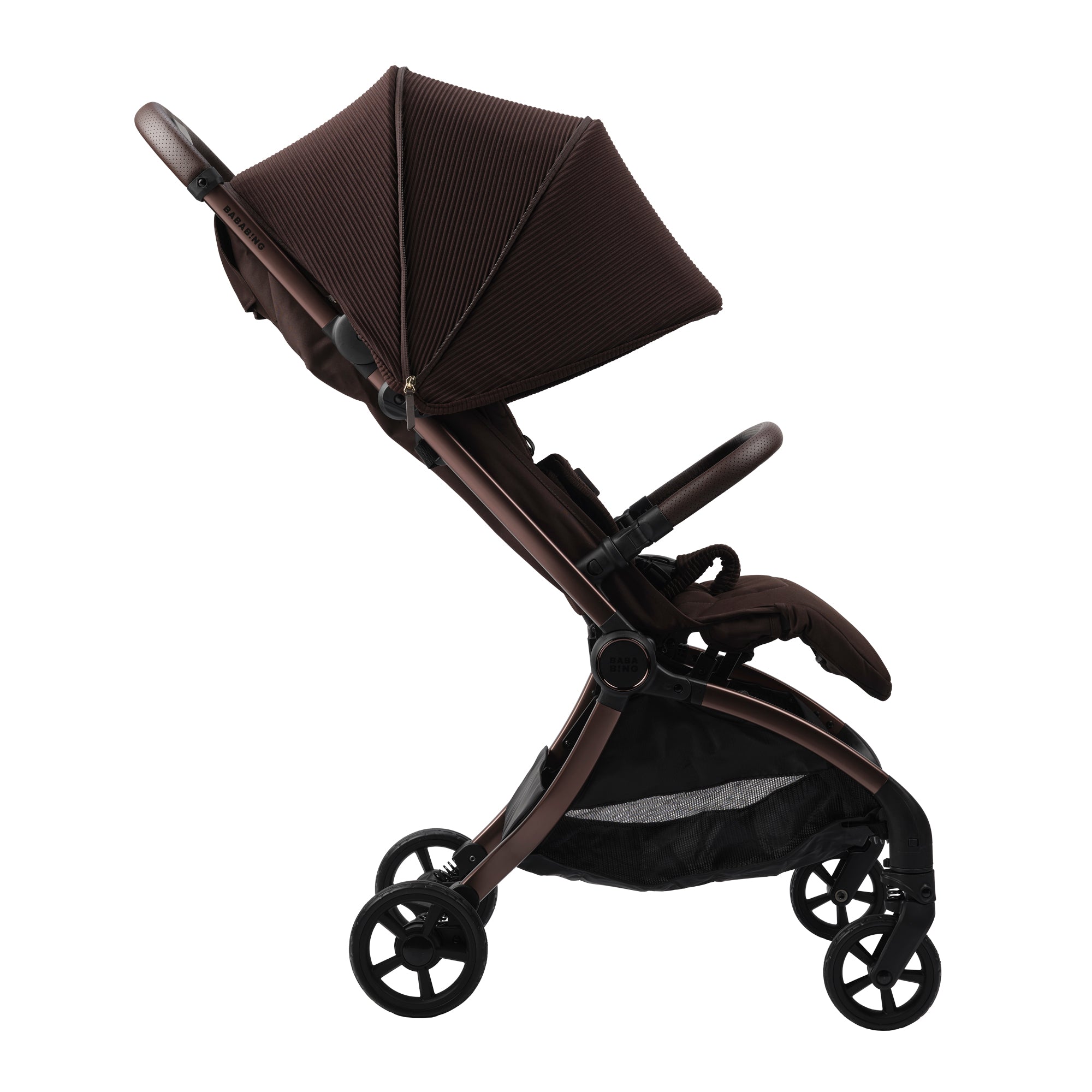 Bababing imi Travel Pushchair Auto Fold Compact Stroller Kofe