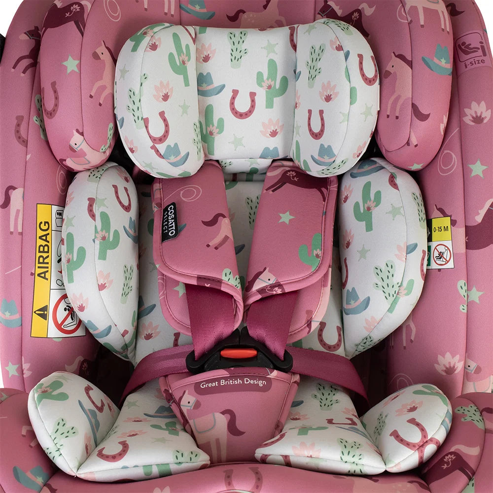 Get Set Grow Plus i-Size 360 Car Seat Pony Party