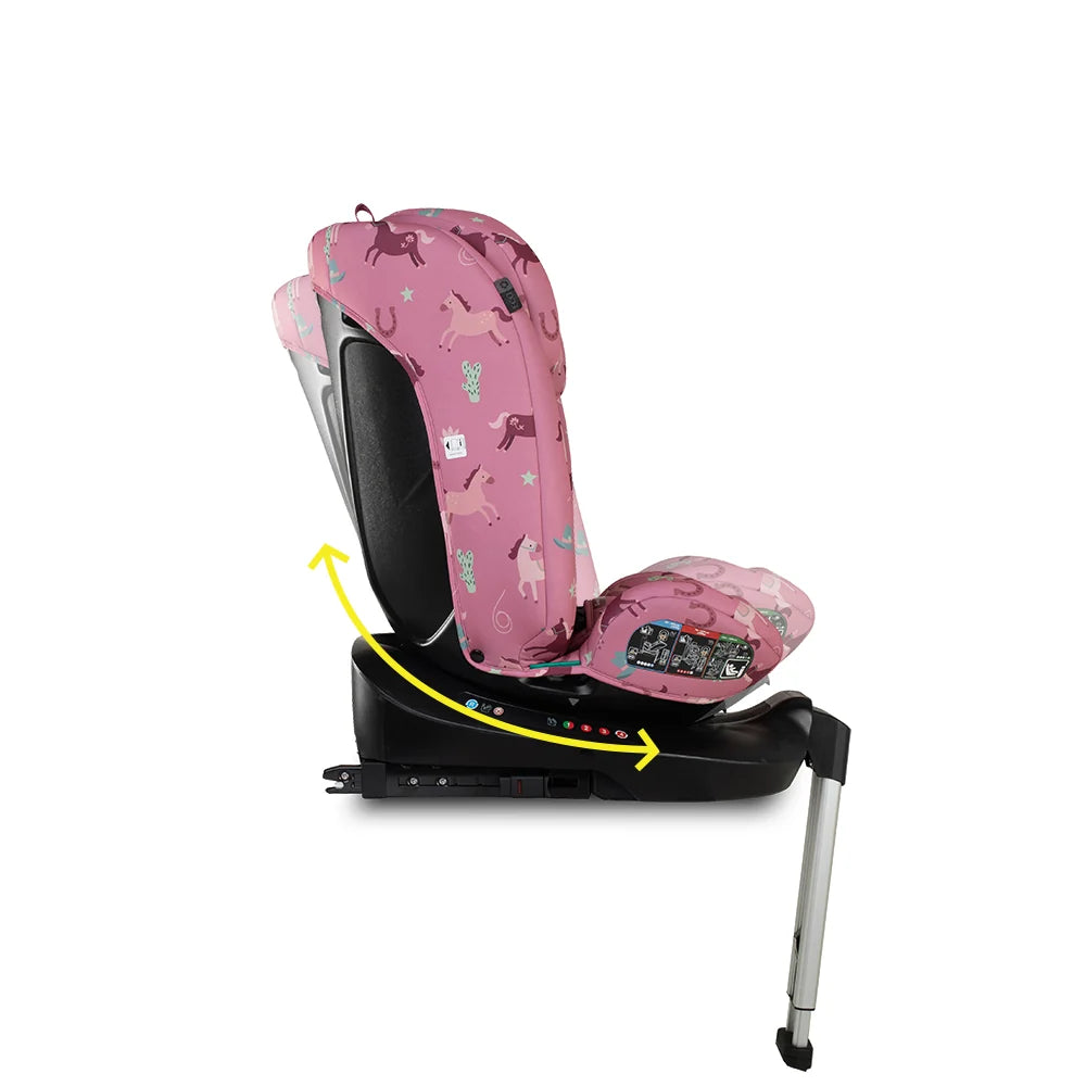 Get Set Grow Plus i-Size 360 Car Seat Pony Party