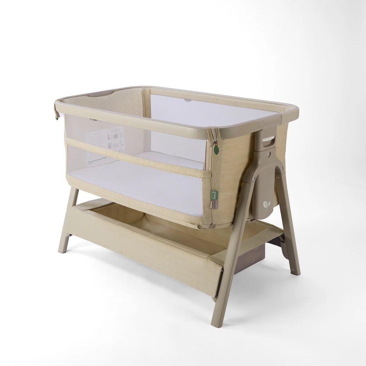 Cozee Zen Bedside Crib - Sand