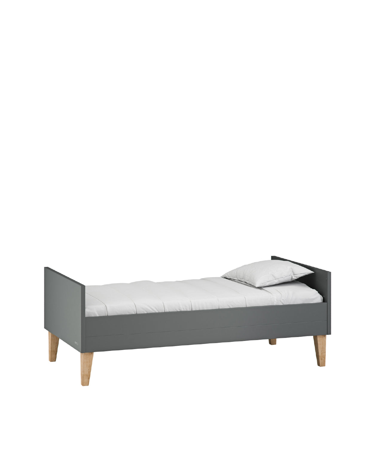 Venicci Saluzzo Cot Bed - Graphite - Collection Only!