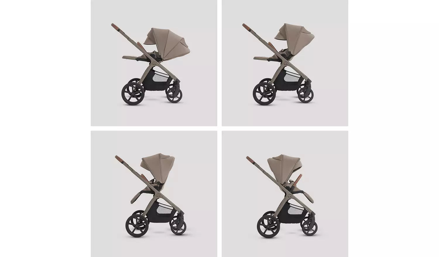 Silver Cross Cove 2 Champagne Travel System Ultimate 360 Infant Carrier Bundle