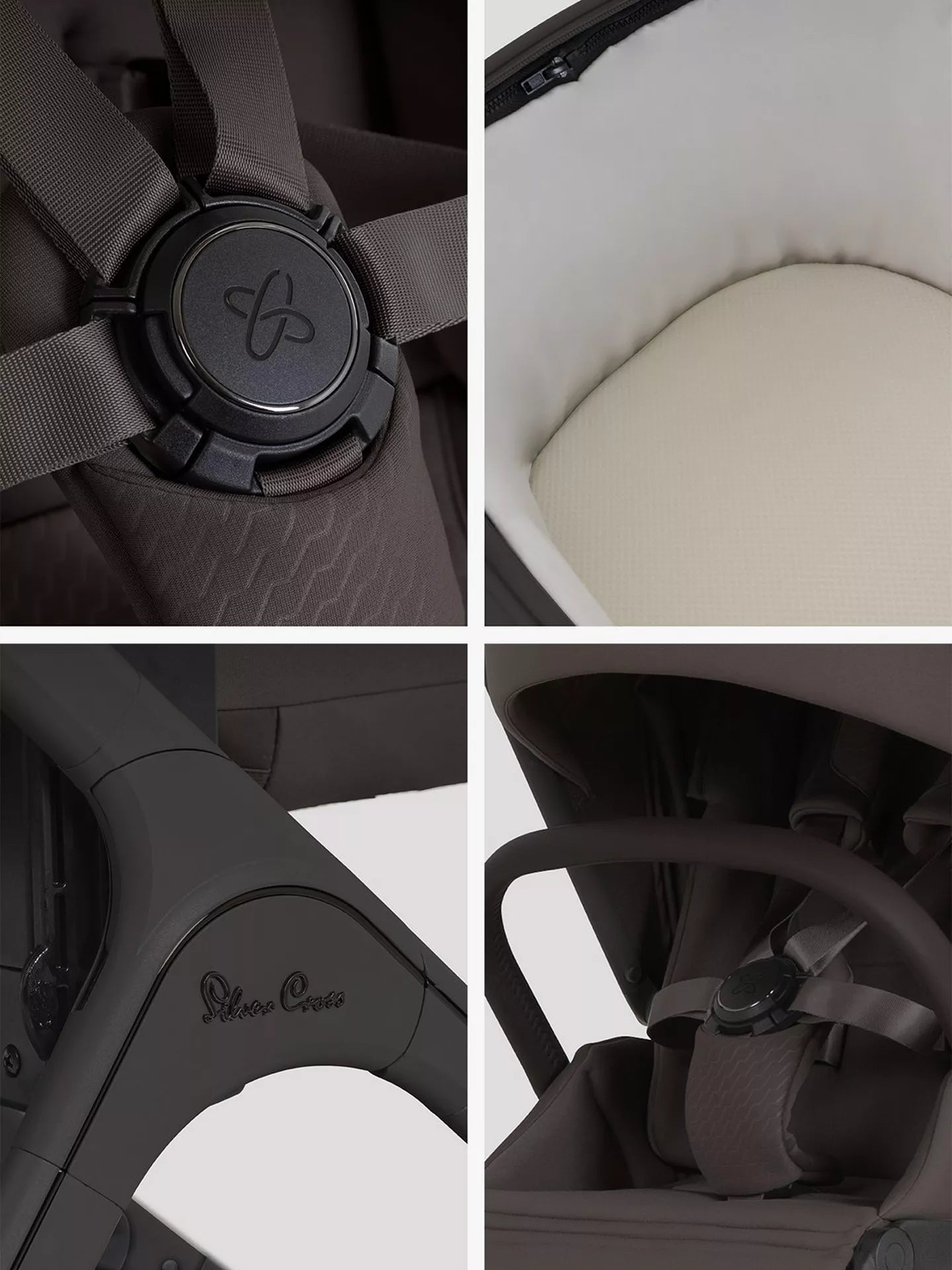 Silver Cross Cove 2 Chocolate Travel System Ultimate 360 Infant Carrier Bundle