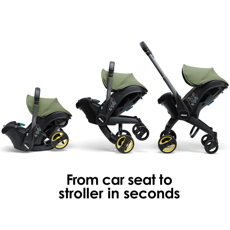 Doona i Car Seat & Stroller Desert Green — Pram Centre Derry