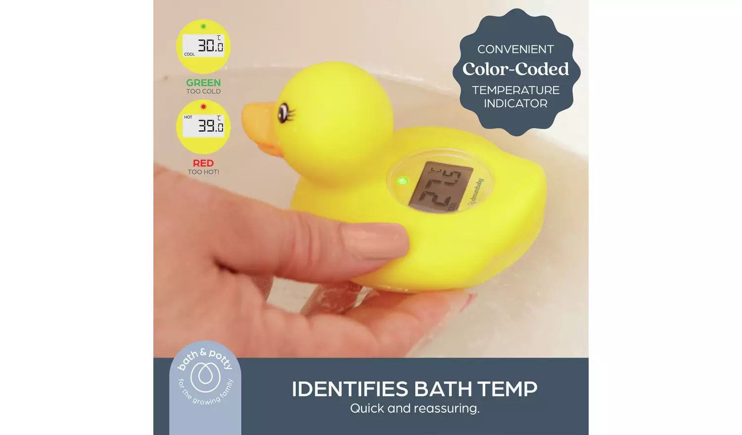Dreambaby Duck Baby Bath Thermometer