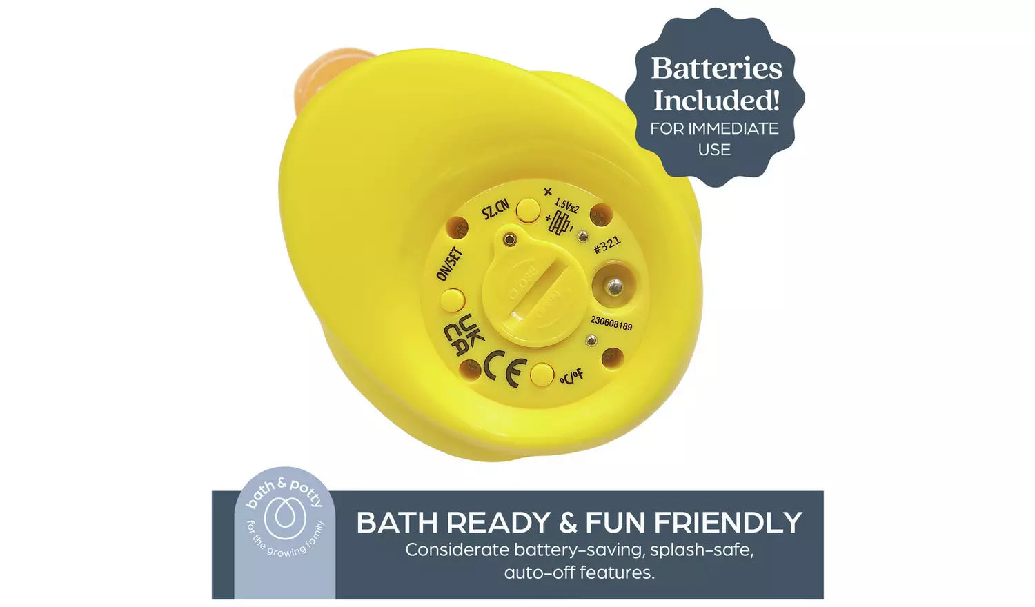 Dreambaby Duck Baby Bath Thermometer