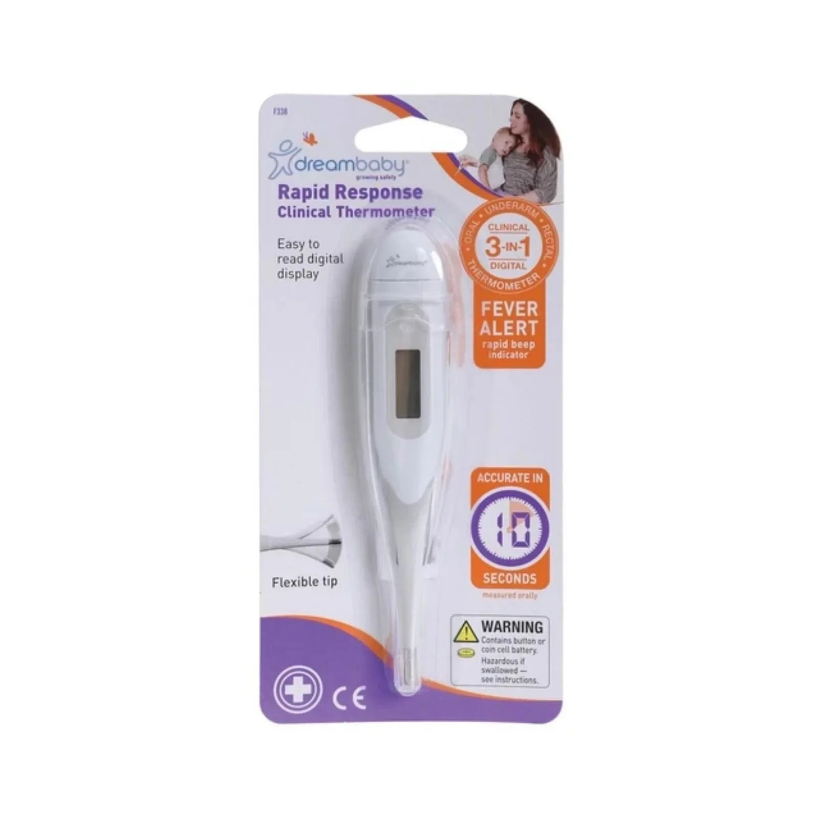 Dreambaby Digital Thermometer Rapid Response