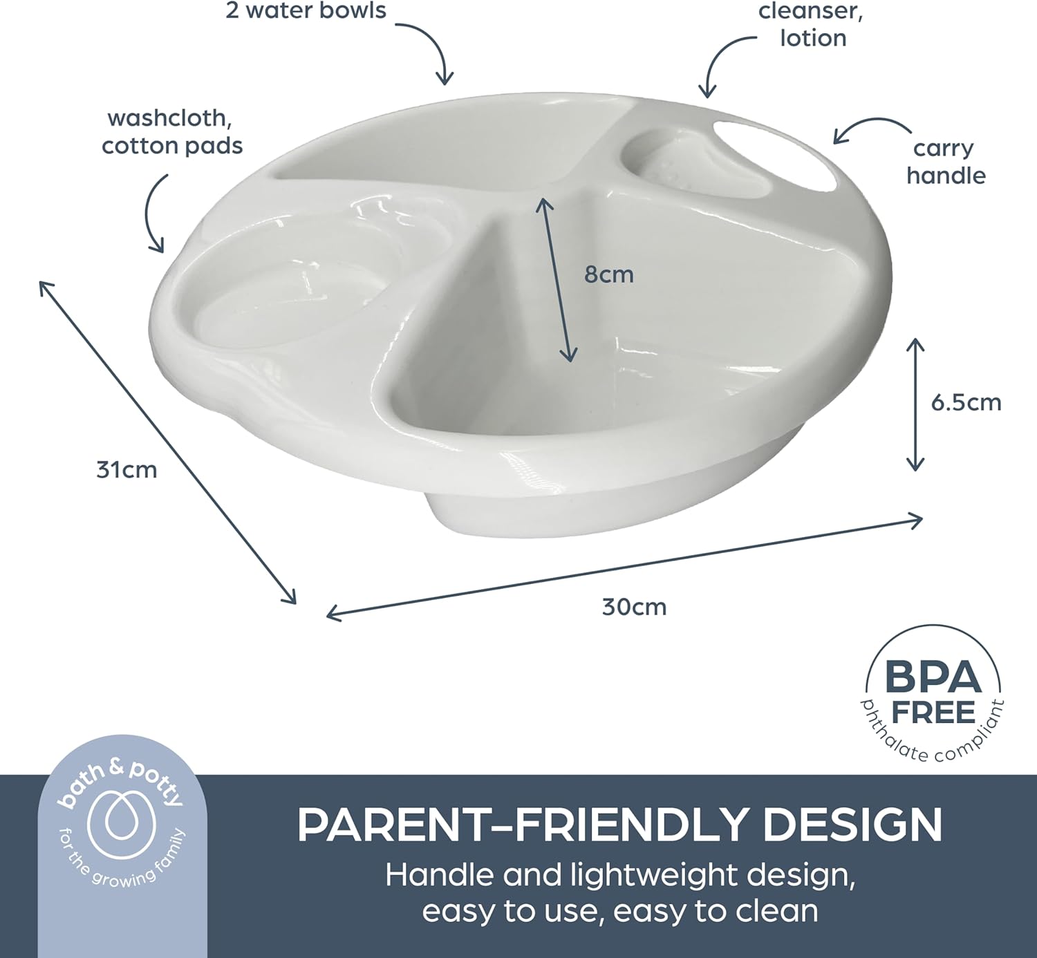 Dreambaby Top & Tail Baby Wash Bowl