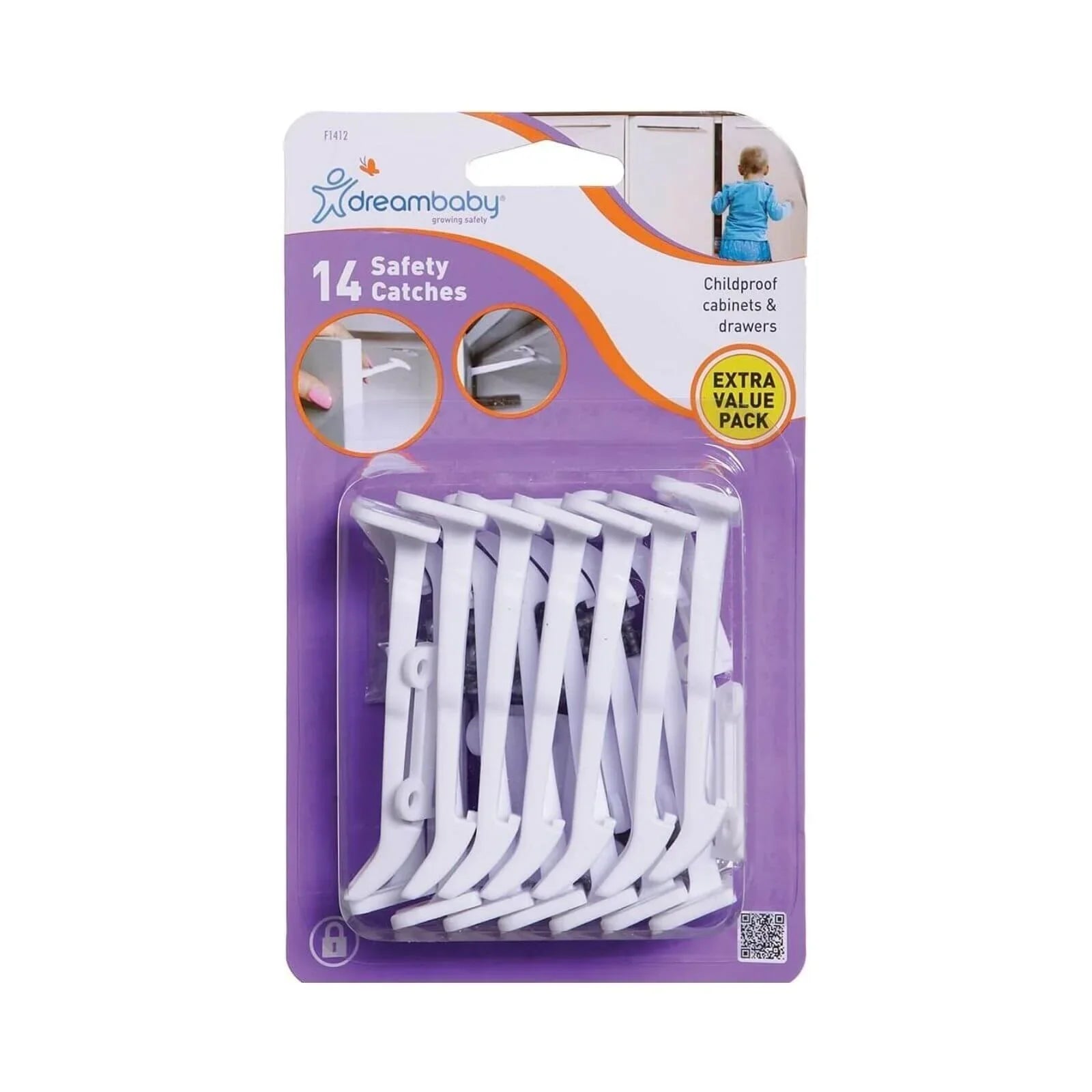 Dreambaby Secure Catches (14 Pack)