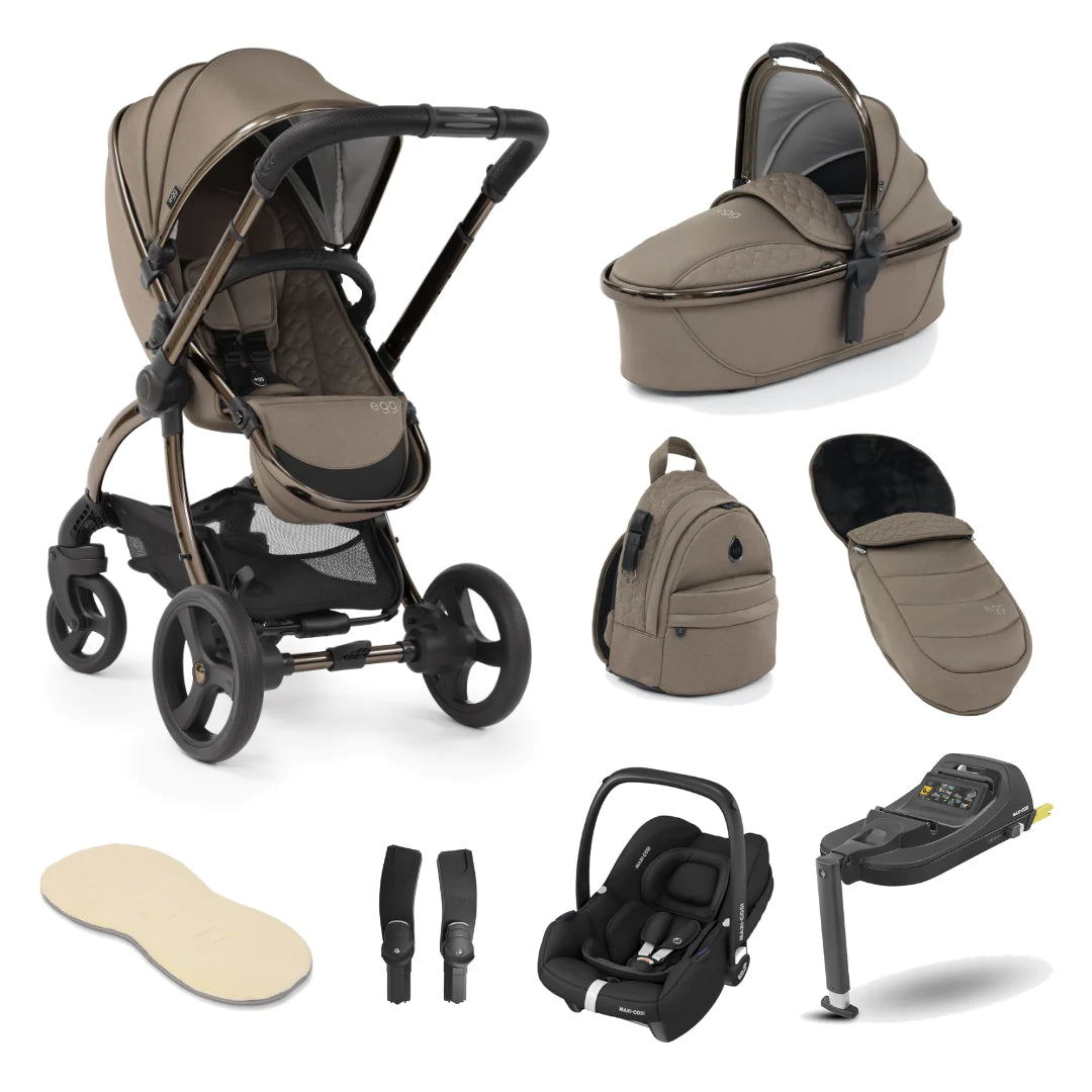 maxi cosi egg Egg3 Luxury Bundle with Maxi-Cosi Cabriofix i-Size Car Seat
