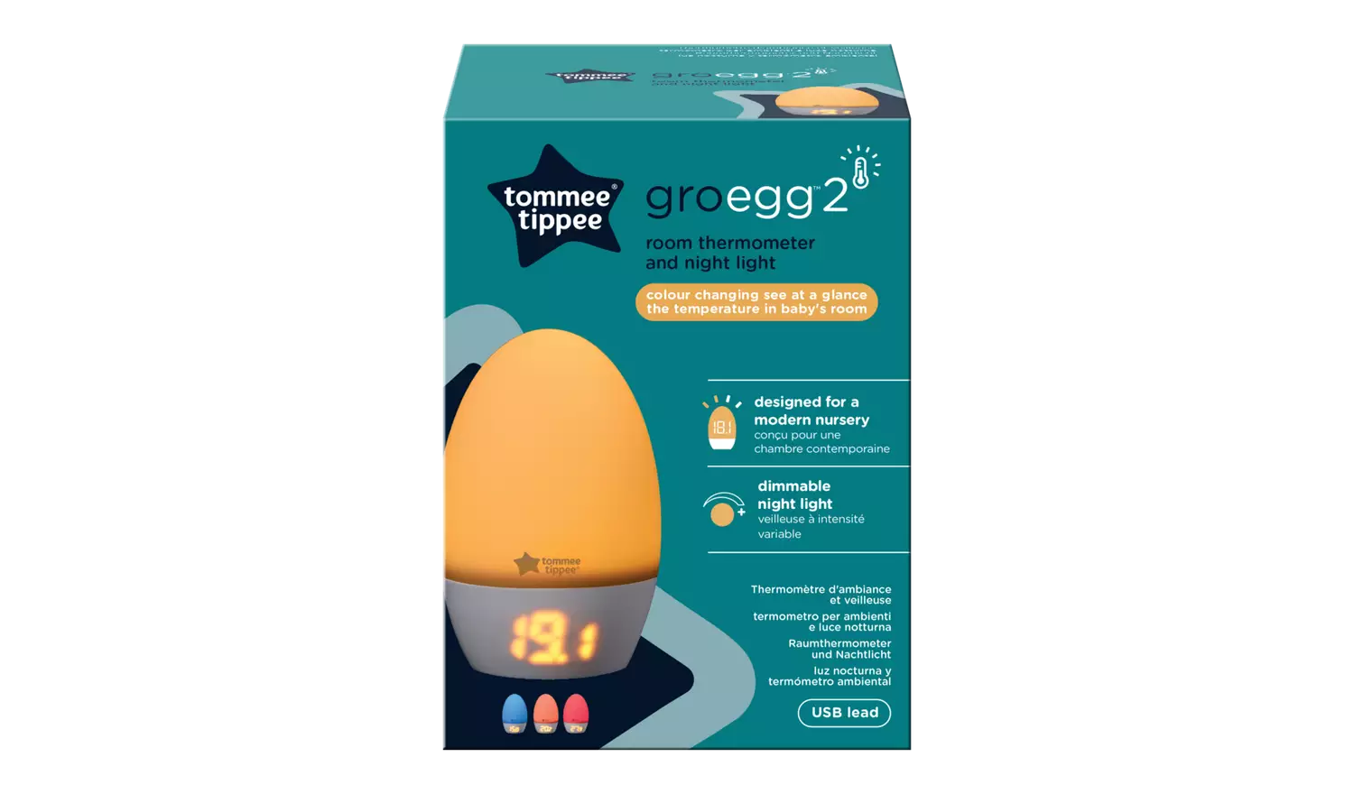 Groegg 2 Nursery Thermometer