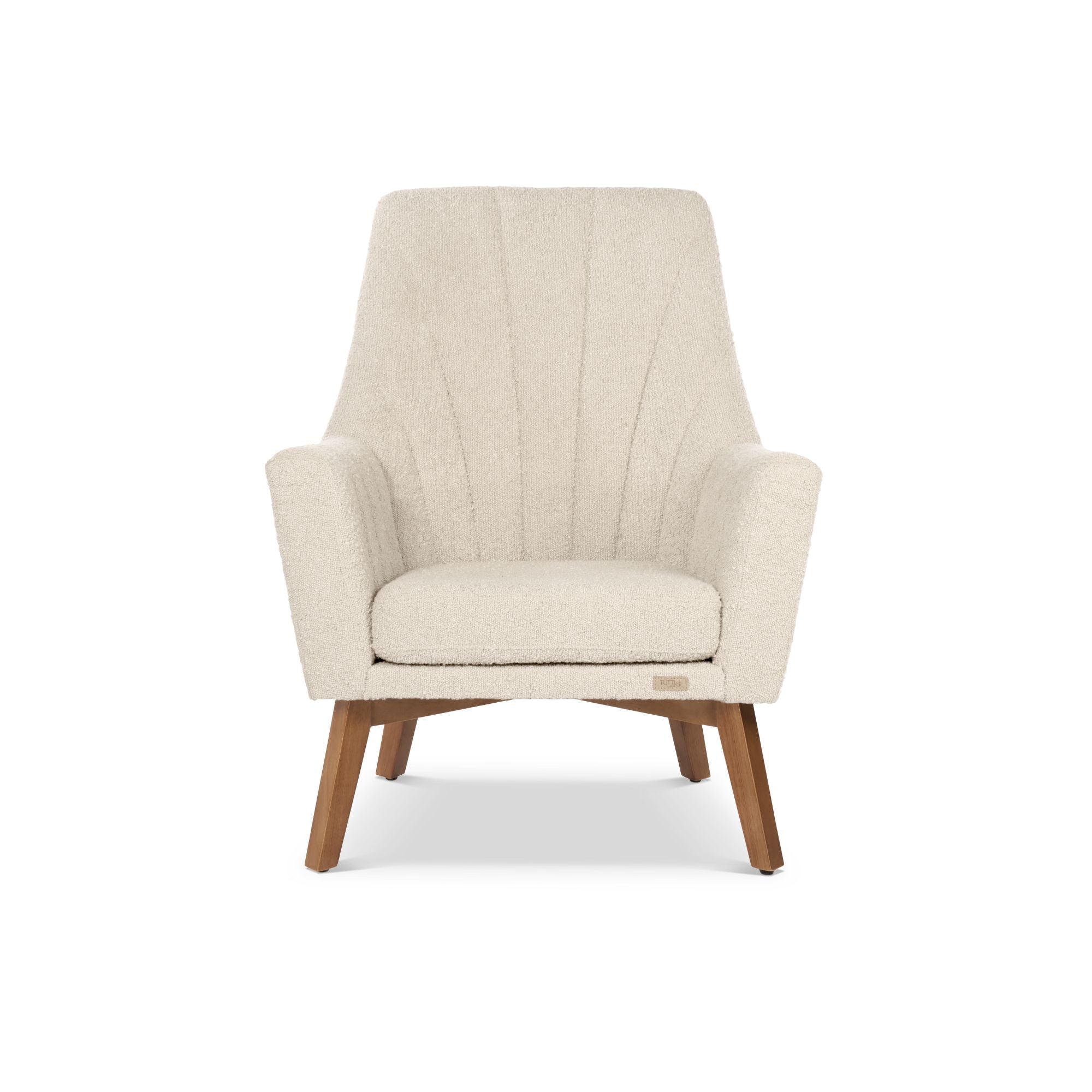 Jonah Luxe Rocking Chair & Footstool Mushroom