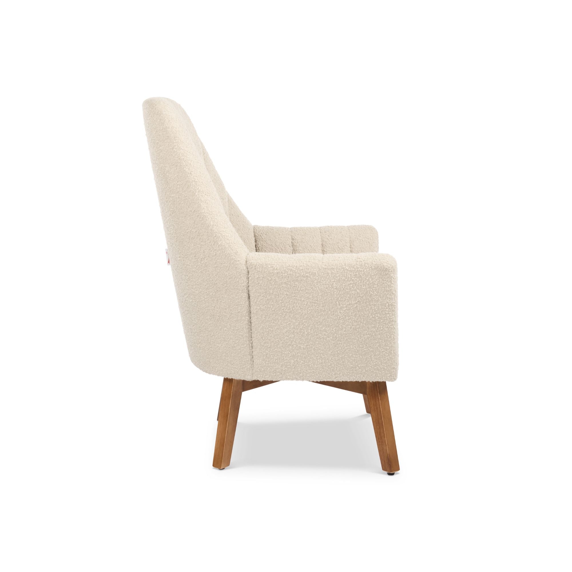 Jonah Luxe Rocking Chair & Footstool Mushroom