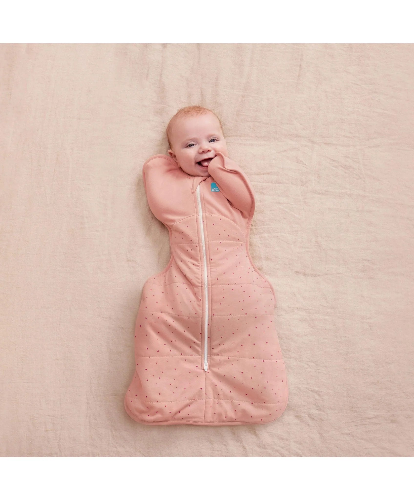 Love To Dream Swaddle Up™ Small/8-13lbs (2.5 Tog) - Pebble Pink