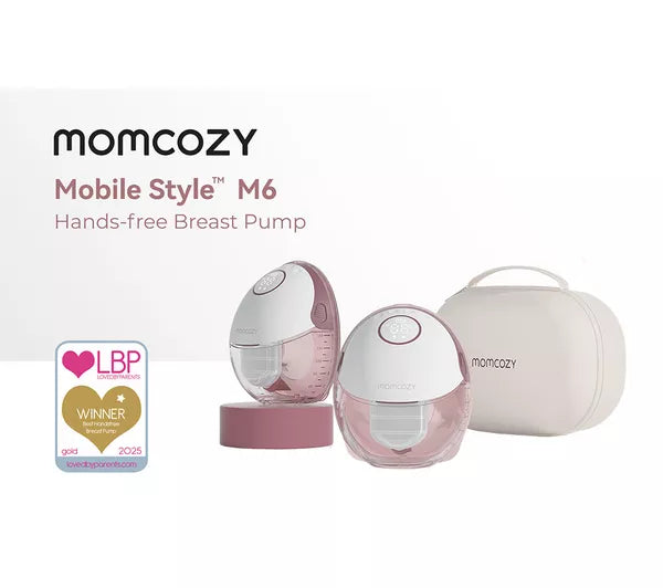 Momcozy M6 Double Breast Pump - White