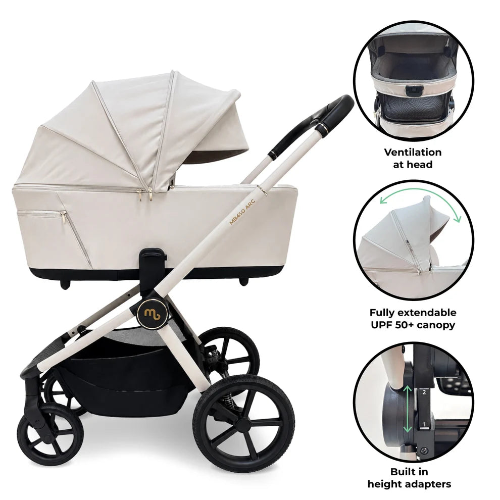 My Babiie Arc Travel System + Rotating Car Seat + Base Pre Order