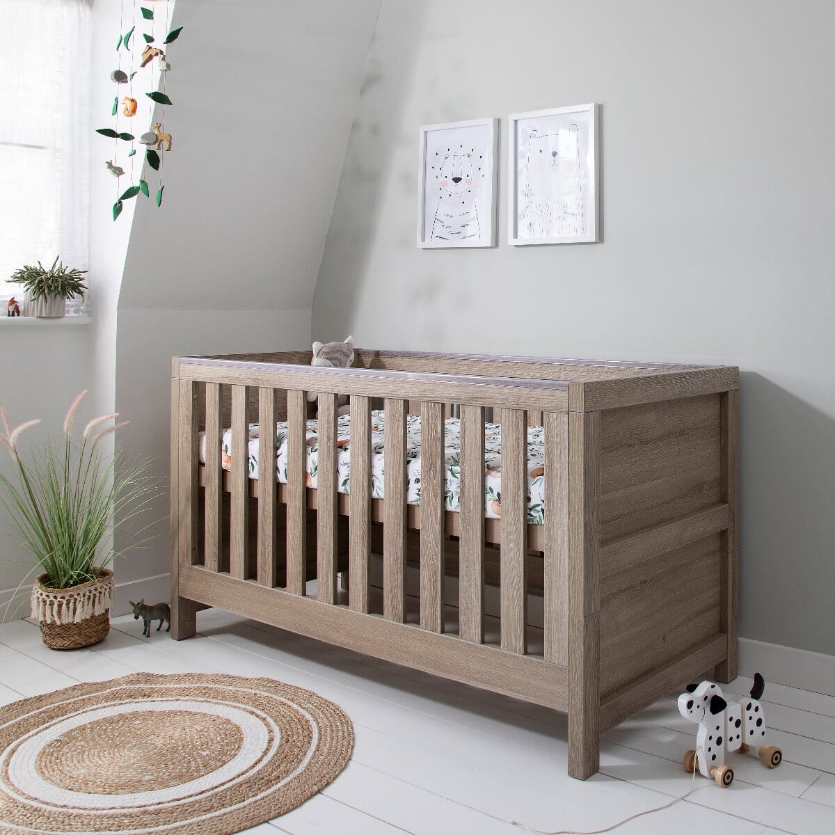 Tutti Bambini Modena Cot Bed Oak Click & Collect Only