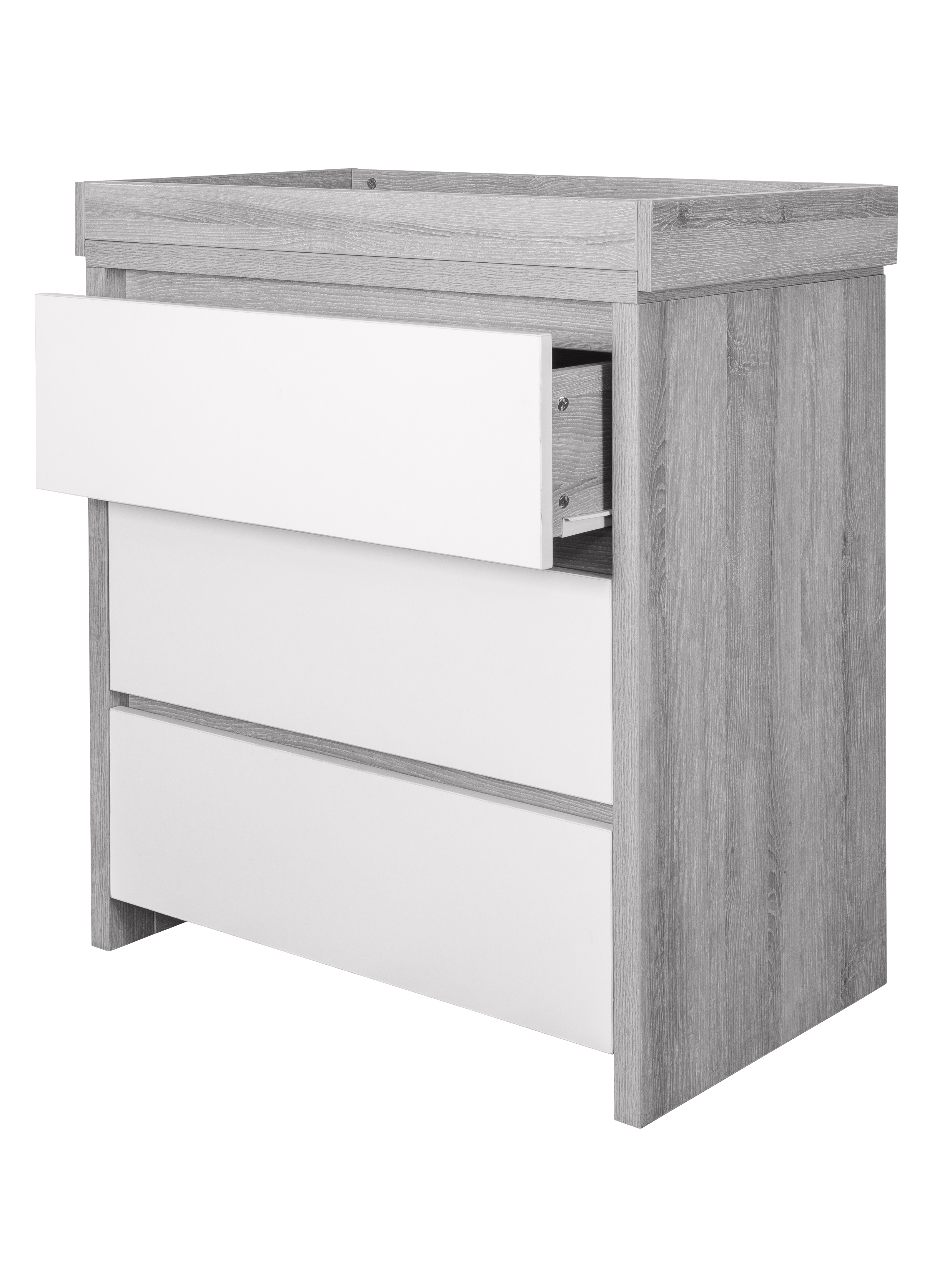Tutti Bambini Modena Chest Changer - Grey Ash/White - Instore Collection