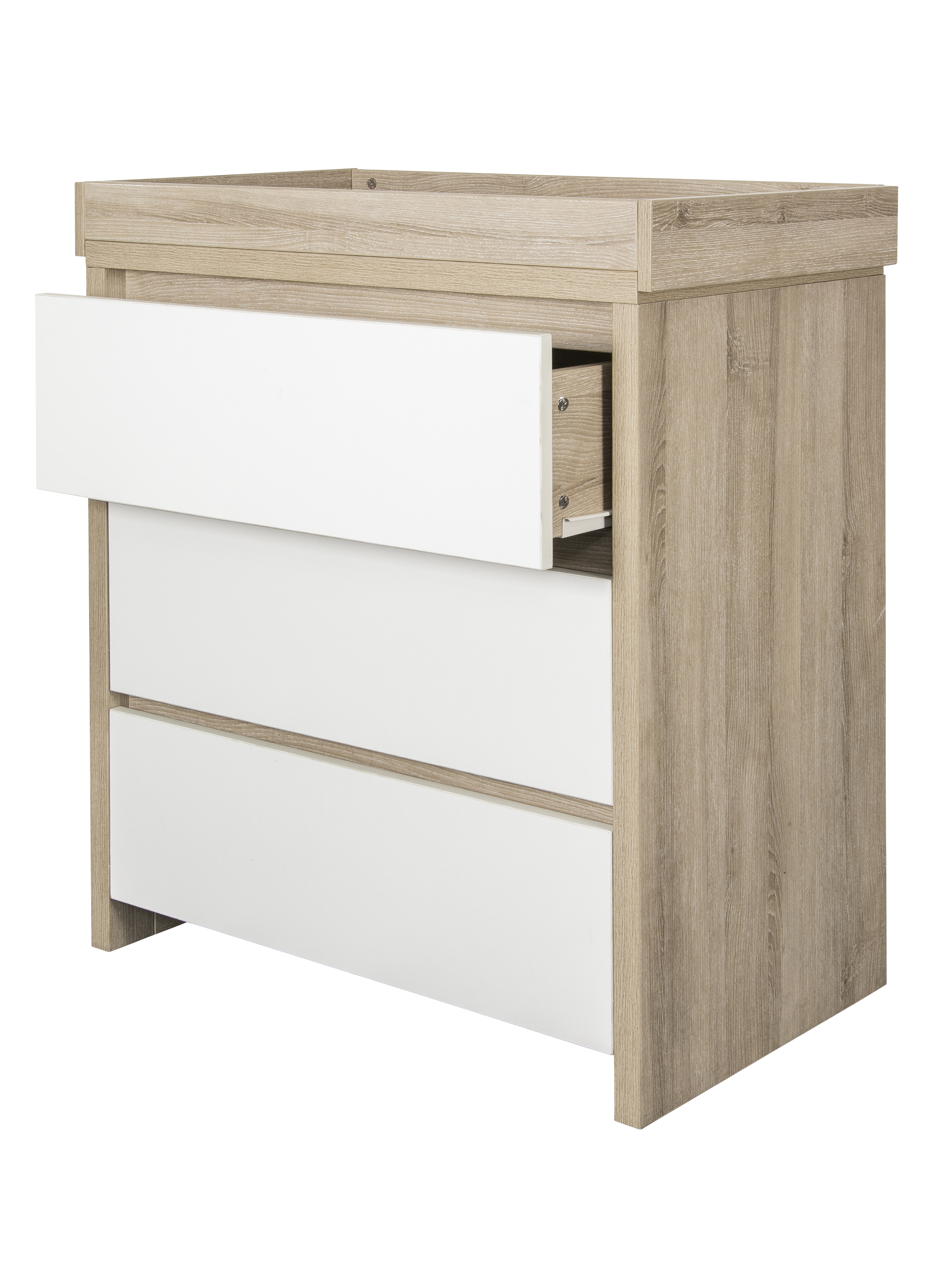 Tutti Bambini Modena 3 Piece Room Set - White/Oak - Collect Instore Only