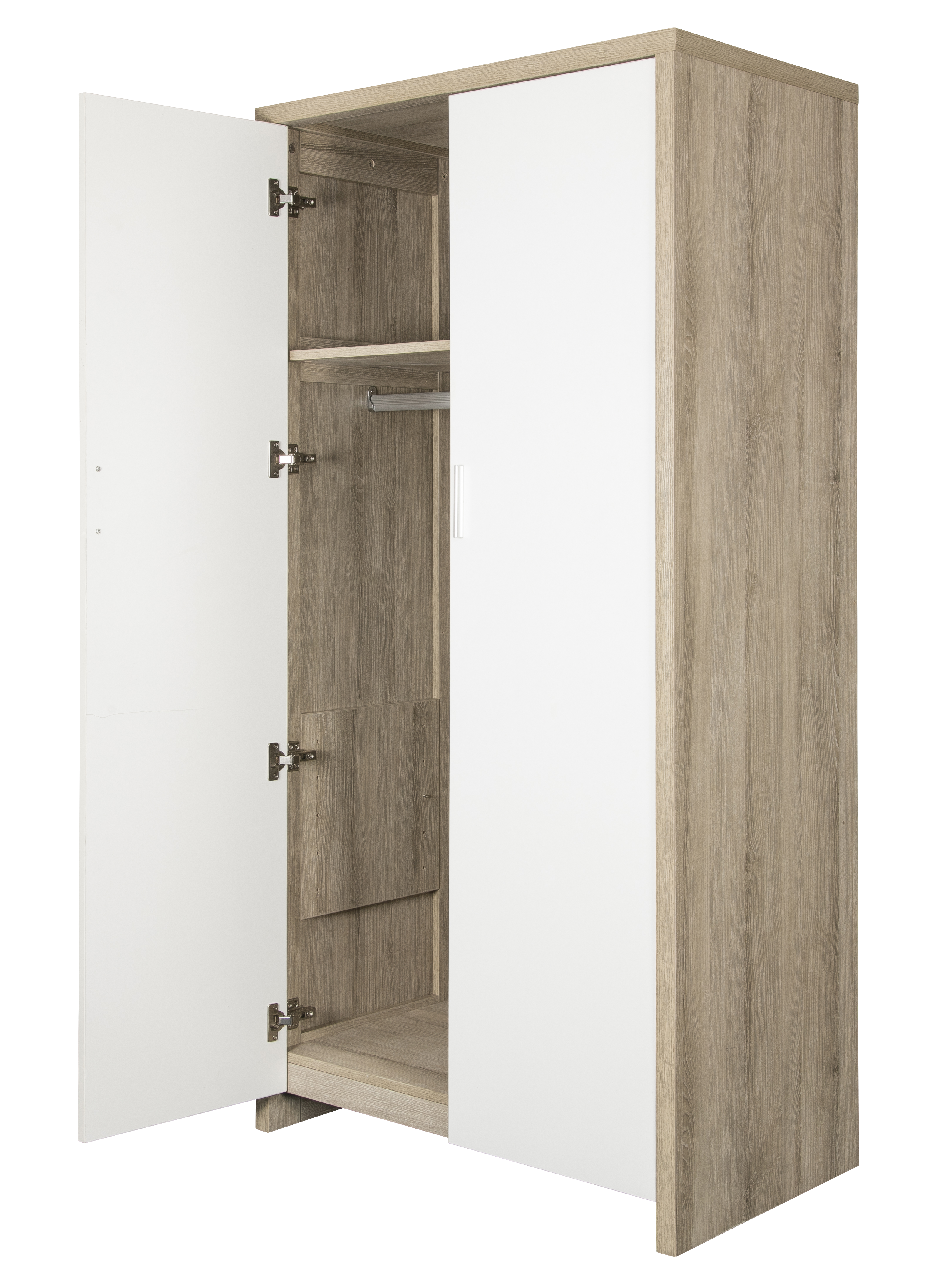 Tutti Bambini Modena 3 Piece Room Set - White/Oak - Collect Instore Only