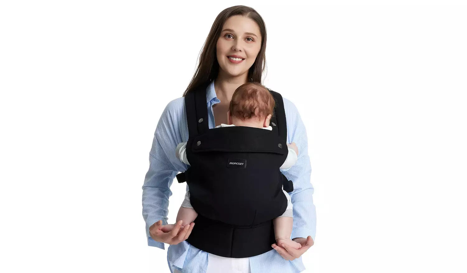 Momcozy Cotton Baby Carrier - Black