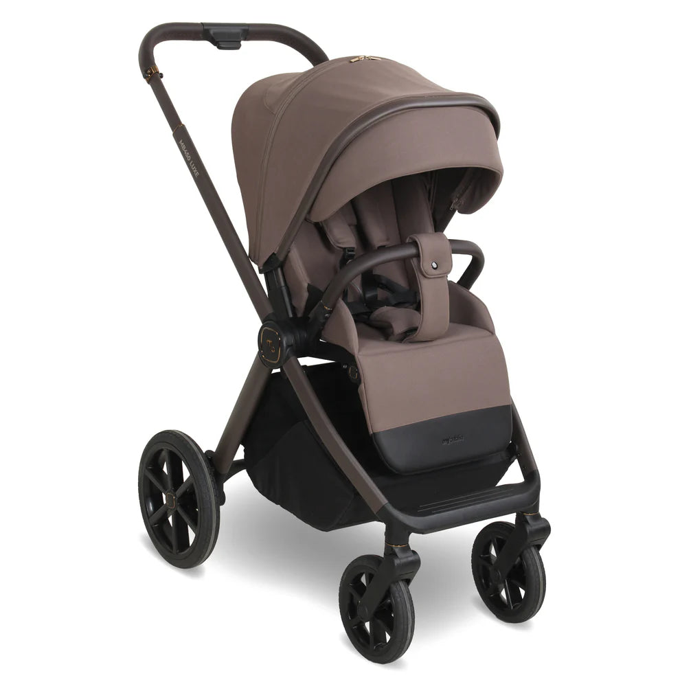 My Babiie 450 LUXE 3-in-1 Travel System with Rotating Car Seat + Base - Cookie Pre Order June/July
