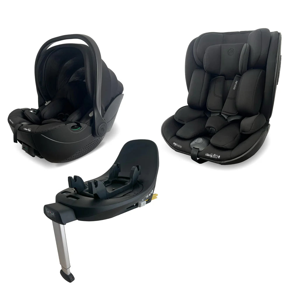 My Babiie 450 LUXE 3-in-1 Travel System with Rotating Car Seat & Toddler Seat + Base - Cookie Pre -Order June/July
