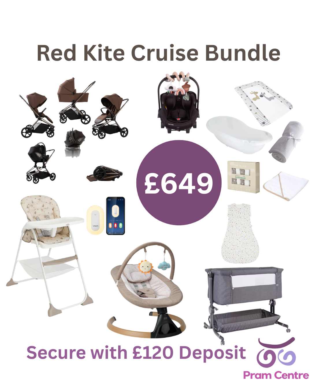 Red Kite Cruise £649.99 Mega Bundle  - Secure with £120 Deposit -Instore Collection