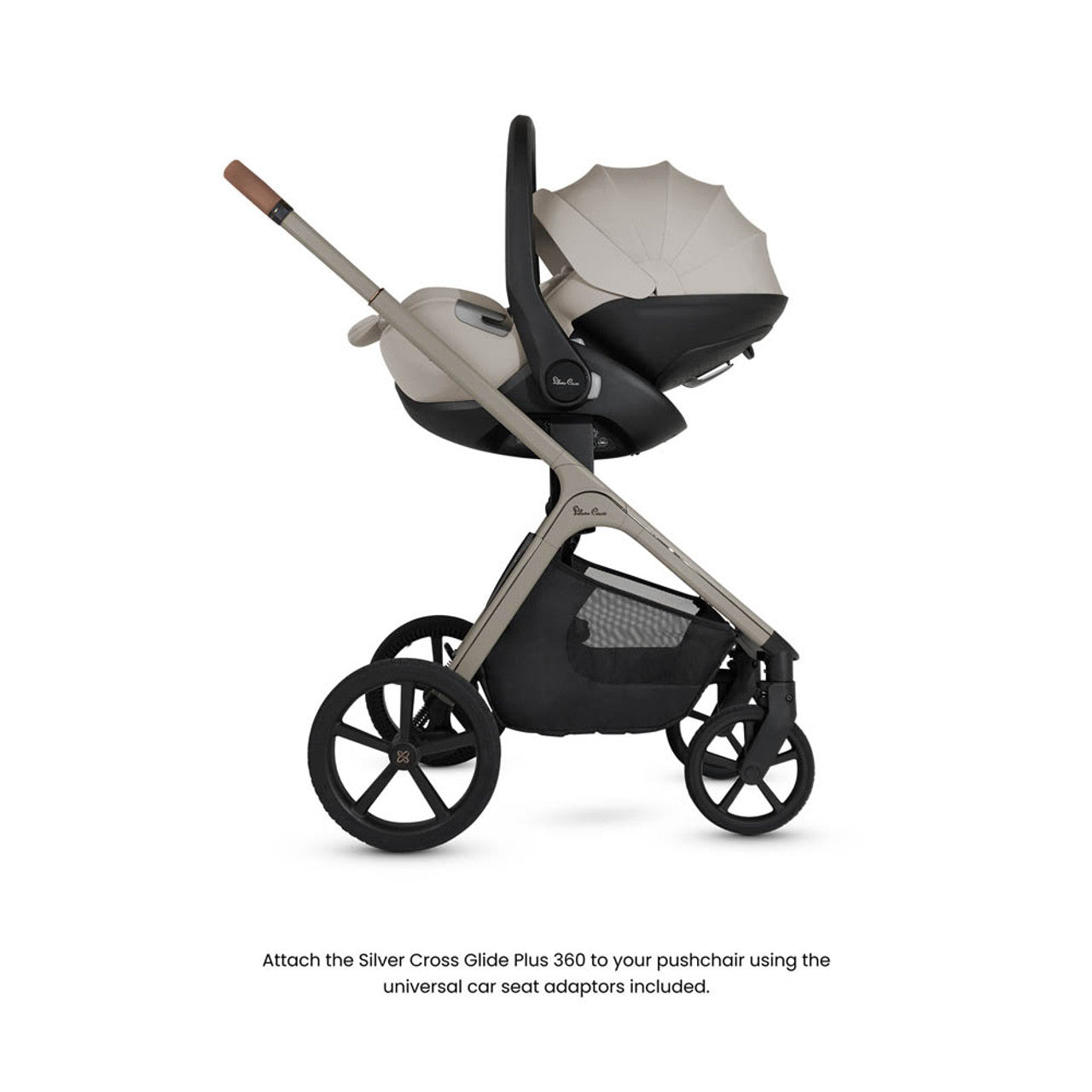Silver Cross Cove 360 Travel System Bundle – Champagne
