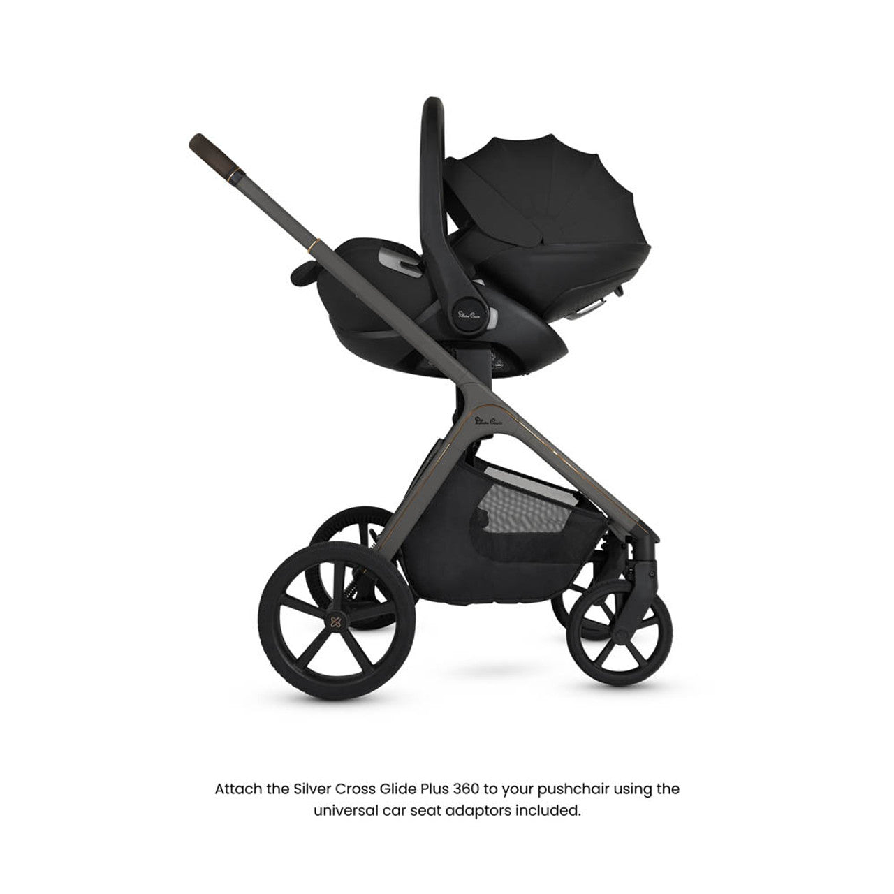 Silver Cross Cove 360 Travel System Bundle – Pewter
