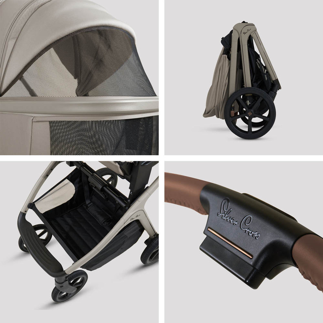 Silver Cross Cove 360 Travel System Bundle – Champagne