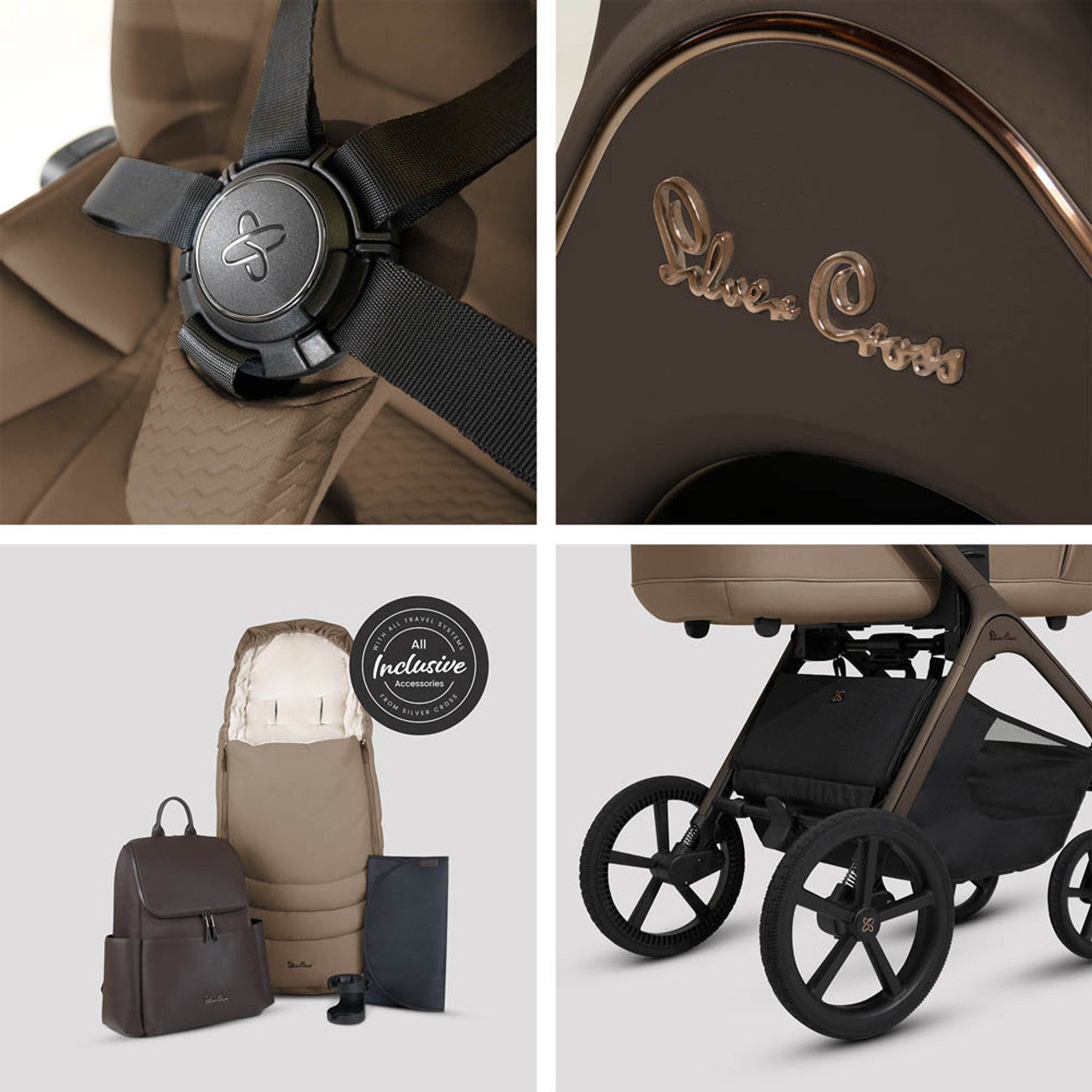 Silver Cross Cove Maple  Accessory Bundle (8 piece)