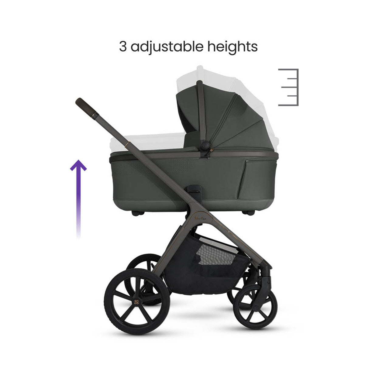 Silver Cross Cove 360 Travel System Bundle – Pewter