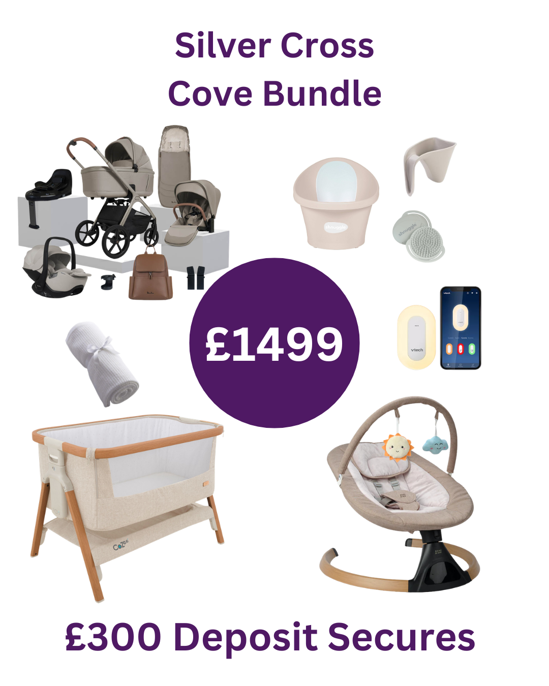 Silver Cross Cove Bundle - Pre Order - Instore collection Only