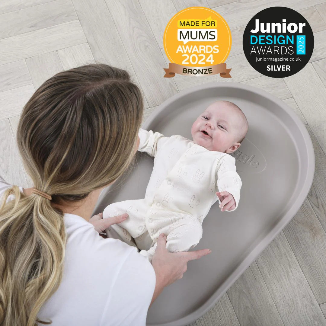 Shnuggle Squishy Changing Mat – The Ultimate Comfy & Hygienic Changing Solution - Taupe