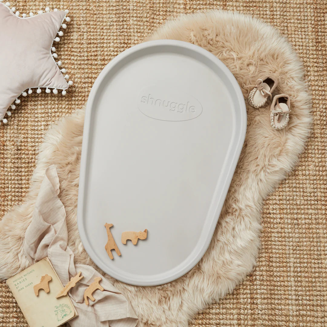 Shnuggle Squishy Changing Mat – The Ultimate Comfy & Hygienic Changing Solution - Taupe