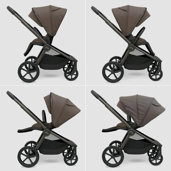 PRE ORDER My Babiie Arc Travel System + Rotating Car Seat + Toddler Seat + Base
