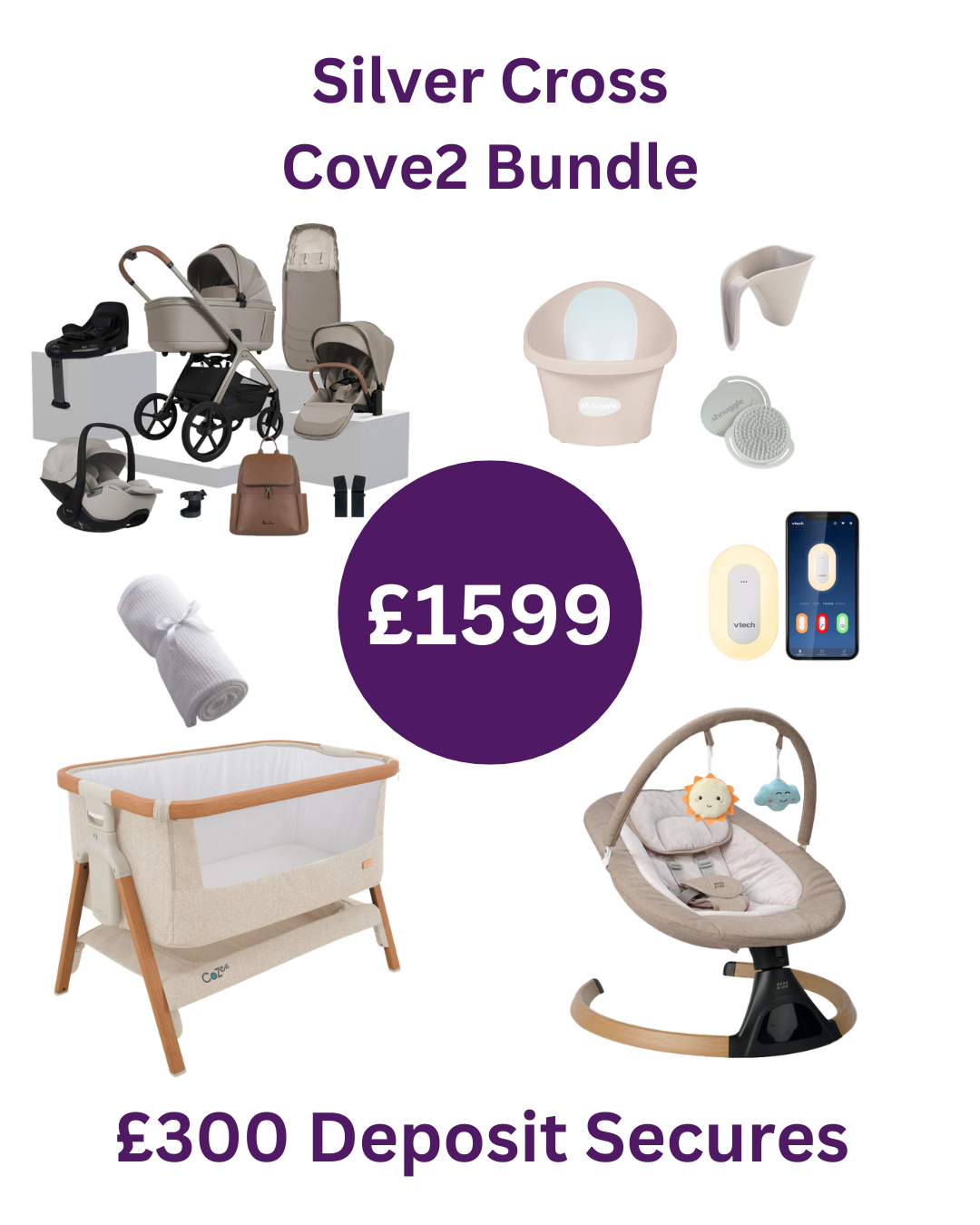Silver Cross Cove Bundle - Pre Order - Instore collection Only