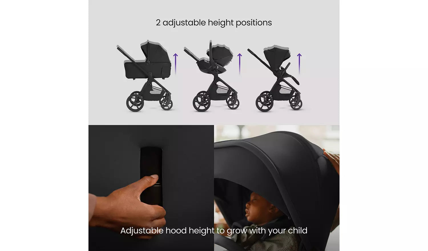 Silver Cross Cove 2 Oynx Travel System Ultimate 360 Infant Carrier Bundle