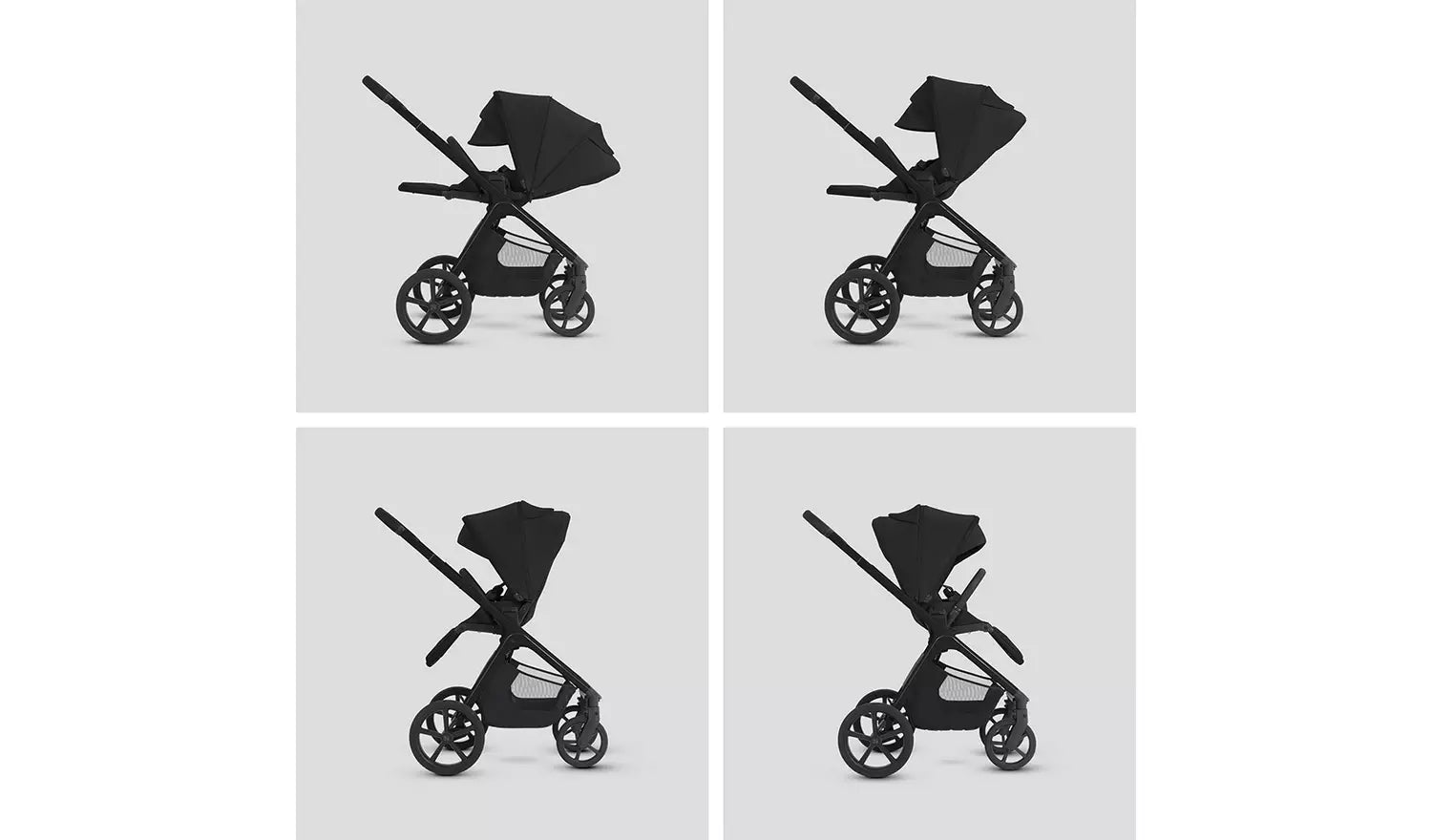 Silver Cross Cove 2 Oynx Travel System Ultimate 360 Infant Carrier Bundle
