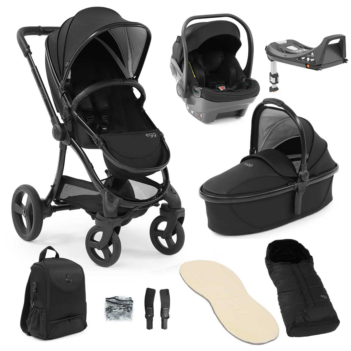Egg 2 Luxury i-Size Travel System Bundle, Special Edition Eclipse