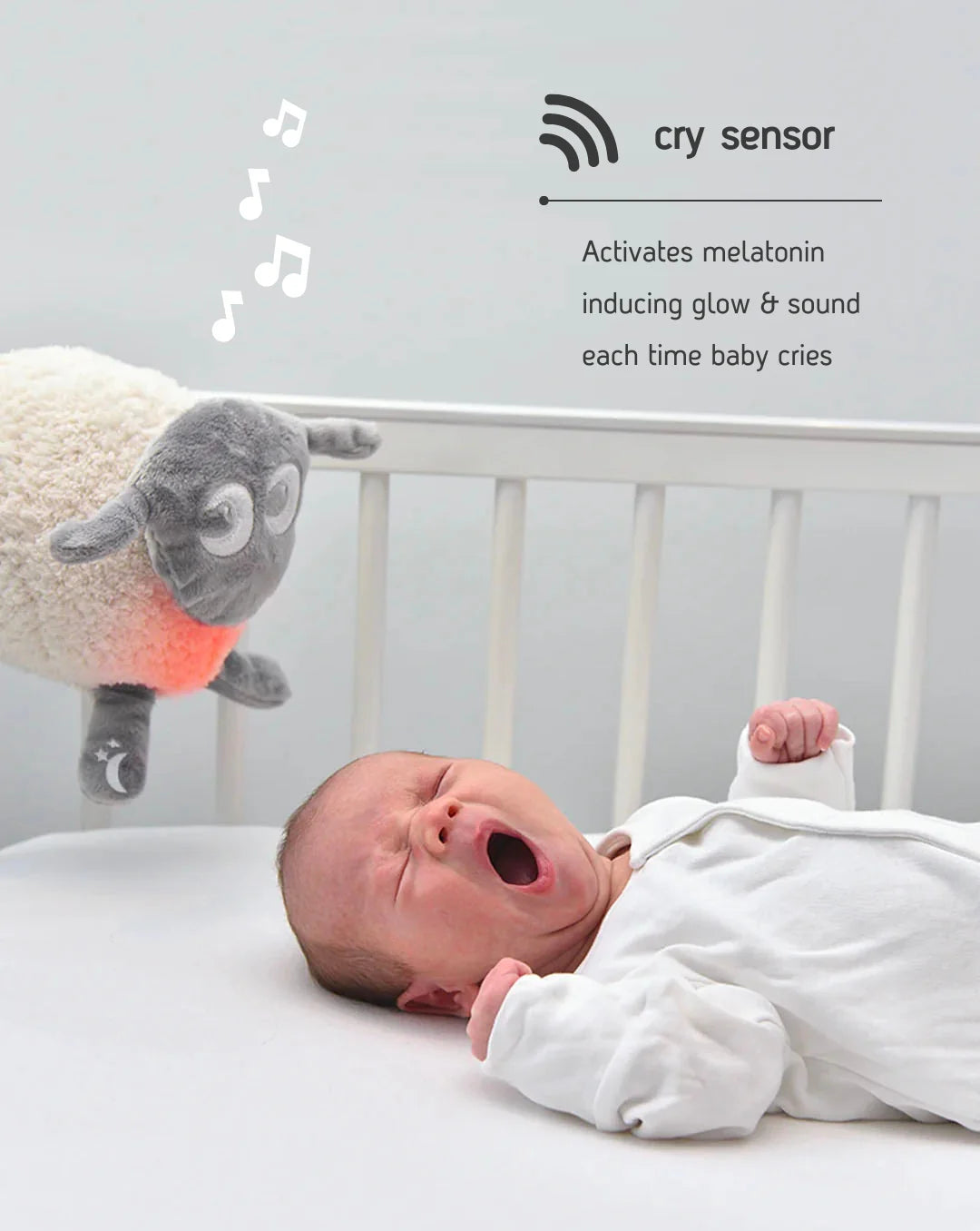 New Ewan Deluxebaby Shushing sleep sheep | Grey