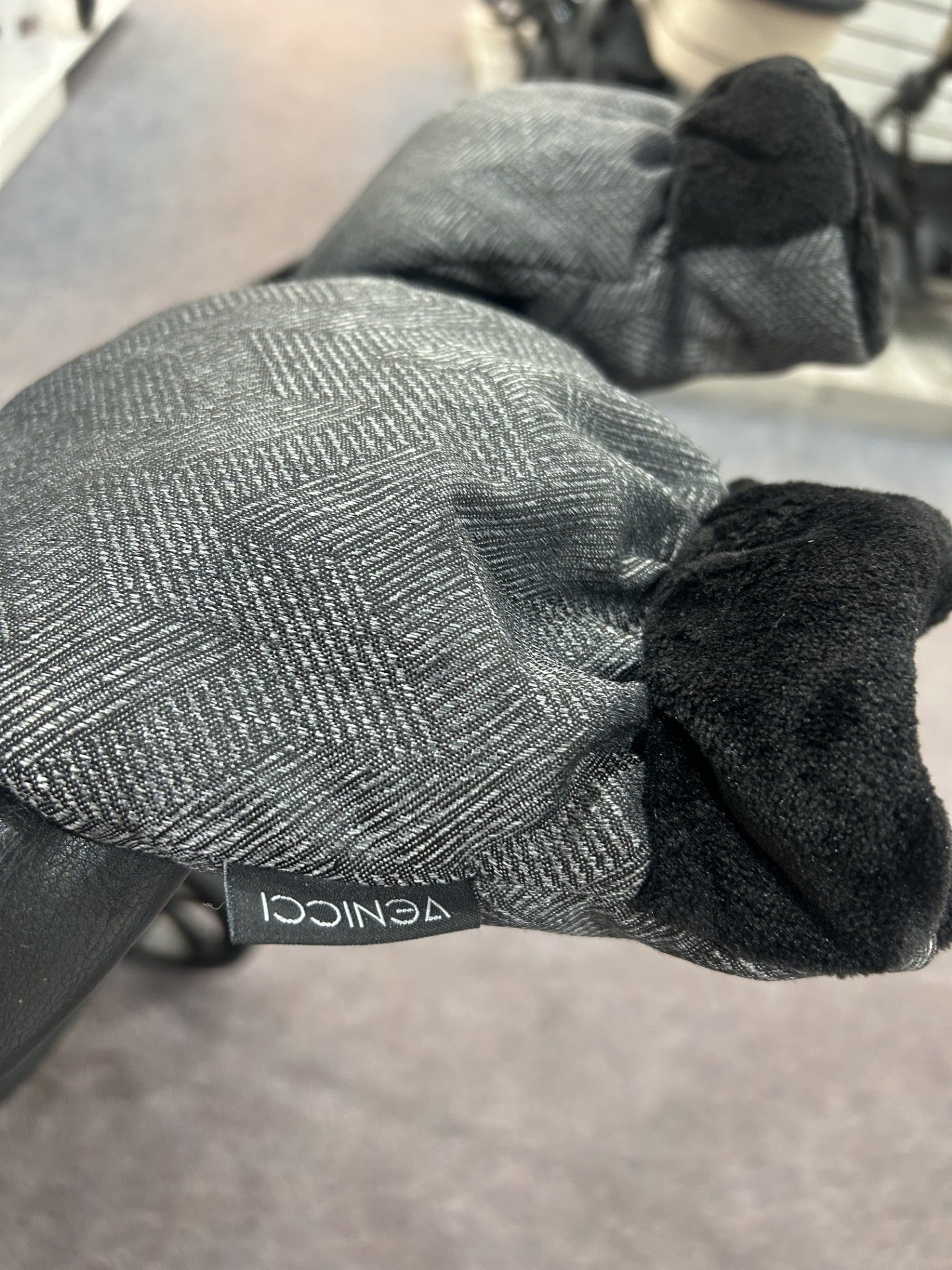 Venicci Deluxe Herringbone Hand Muffs