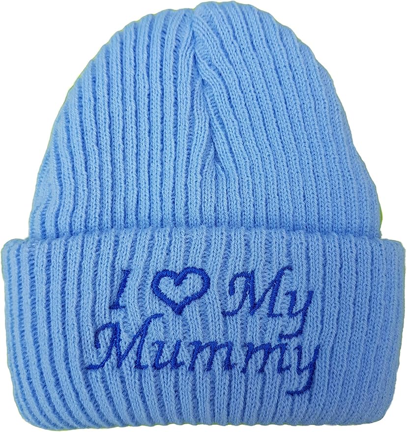 I love My Mummy New Born Beanie Hat