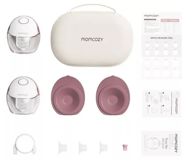 Momcozy M6 Double Breast Pump - White