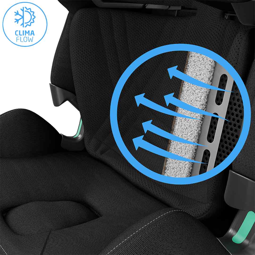 Pearl XL Slide Pro iSize Baby Car Seat,  Black - Pre Order
